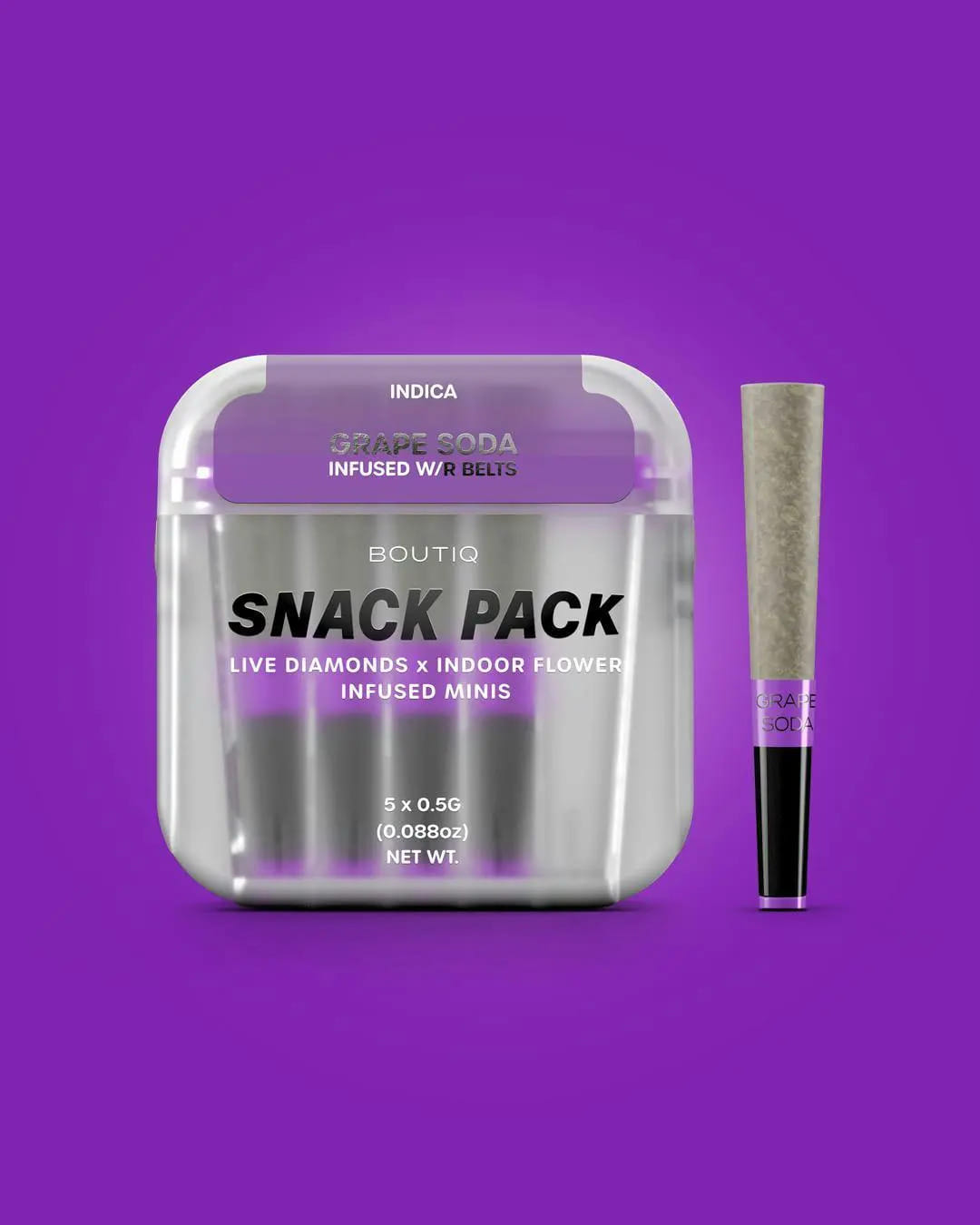 BOUTIQ: Pr - Grape Soda X Rainbow Beltz