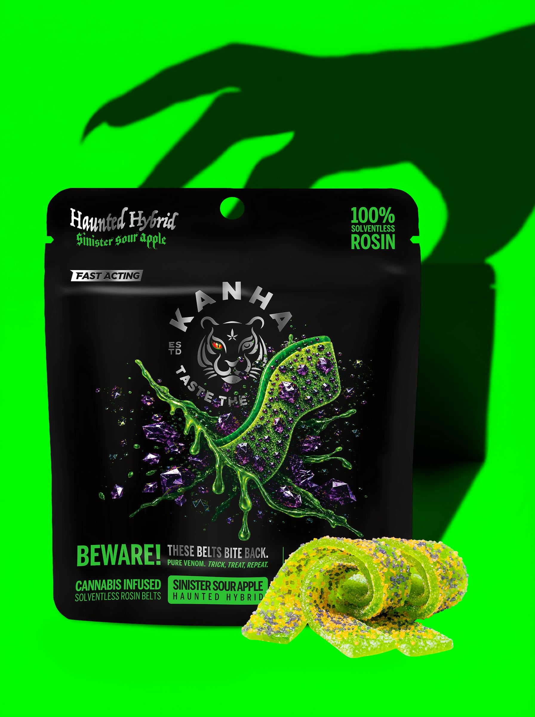 Kanha Gummies: Sinister Sour Apple
