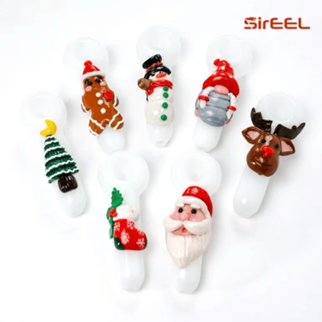 Hand Pipe 5" - Holiday HIGH-lights
