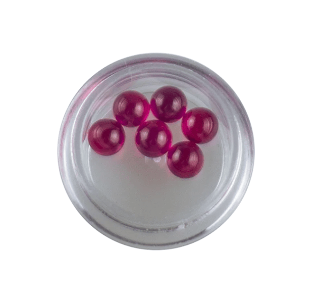 6MM Ruby Terp Pearls - 6pk