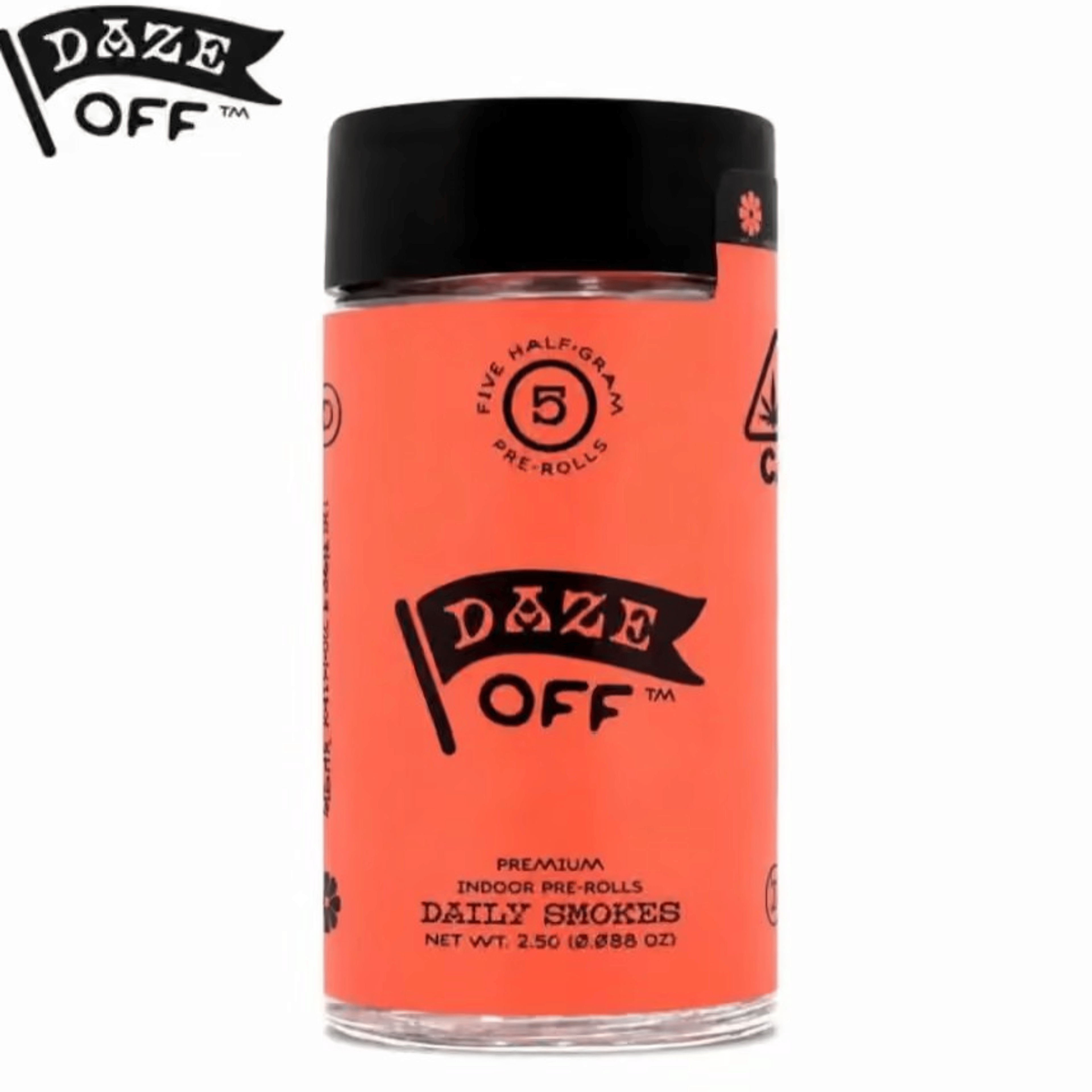 Daze Off - G13 - 5 Pack Pre-Roll - 2.5g - Daze Off - G13 - PR Pack - 2.5g - $15.99 - Pre-Roll Packs