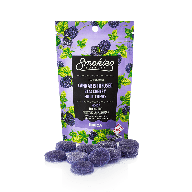 Blackberry Fruit Chews | 100mg | 10ct | 10mg/ea