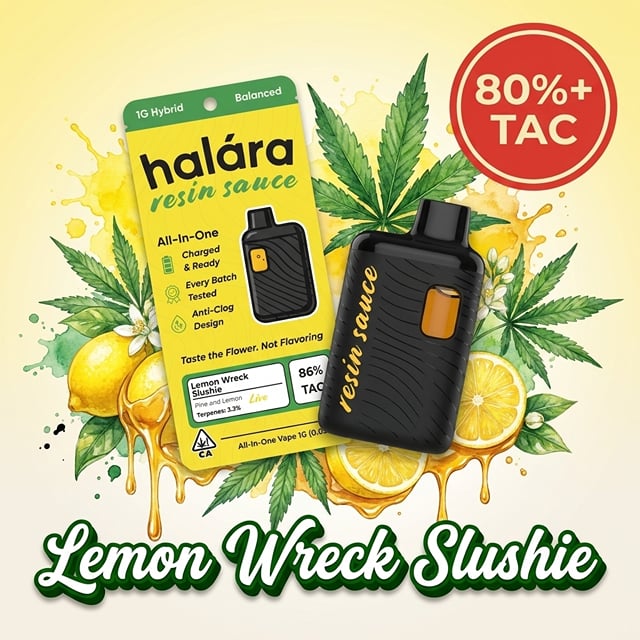 Lemon Wreck Slushie Live Resin All-in-One Cartridge