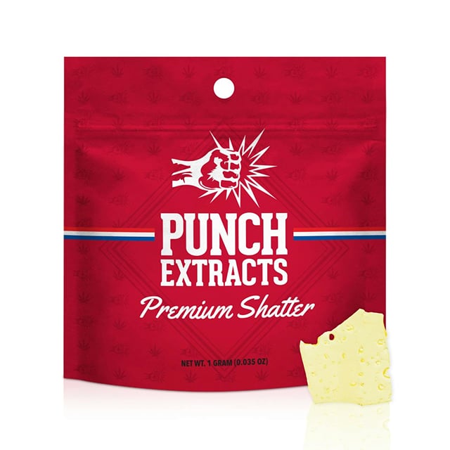 Punch | Grape Gas | BHO Shatter | 1g