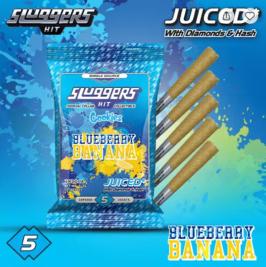 Blueberry Banana - Infused Preroll - 0.7g 5pk - Indica