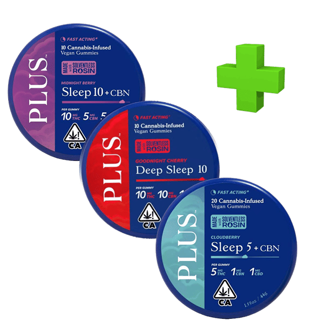 Buy 2 Get 1 PLUS Sleep Gummies - Mixed Deal