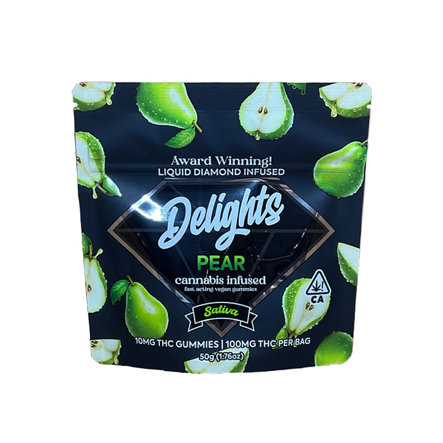 Delights - Diamond Infused Pear Gummies