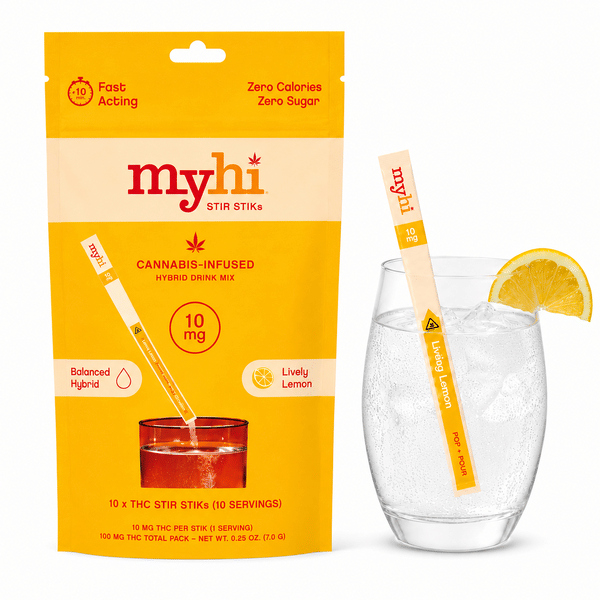 Lively Lemon Stir Stik 100mg (10pack)