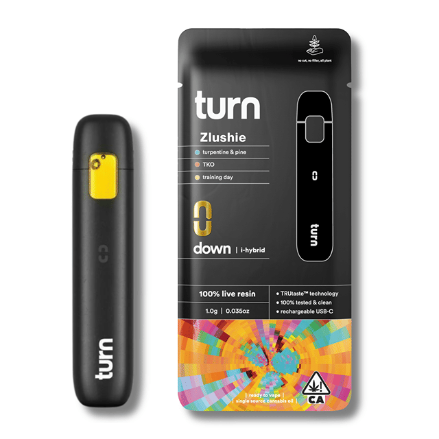 Zlushie 'Turn Down' Live Resin AIO 1g
