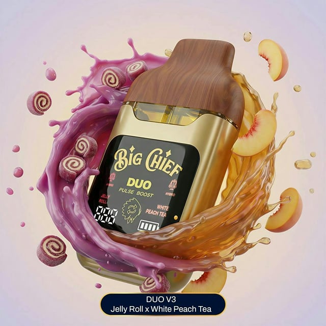 Big Chief | Jelly Roll x White Peach Tea | V3 LD Disposable | 2g