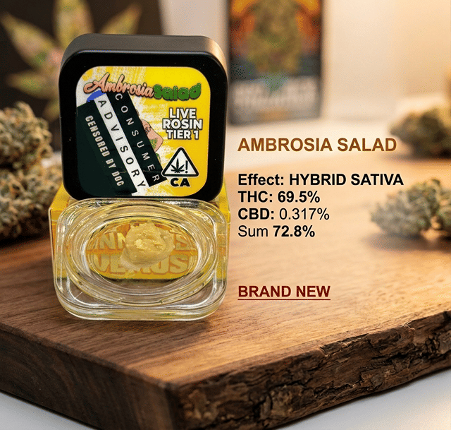Ambrosia Salad | 1g | Live Rosin (Burmese x God Bud)