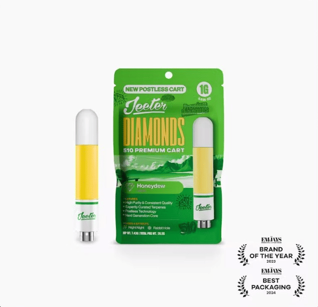 Jeeter Postless - Honeydew - Diamond Cart - 1g