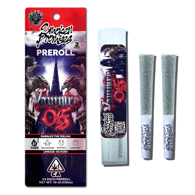 Vampire OG | 1g | 0.5g x 2 Preroll Pack