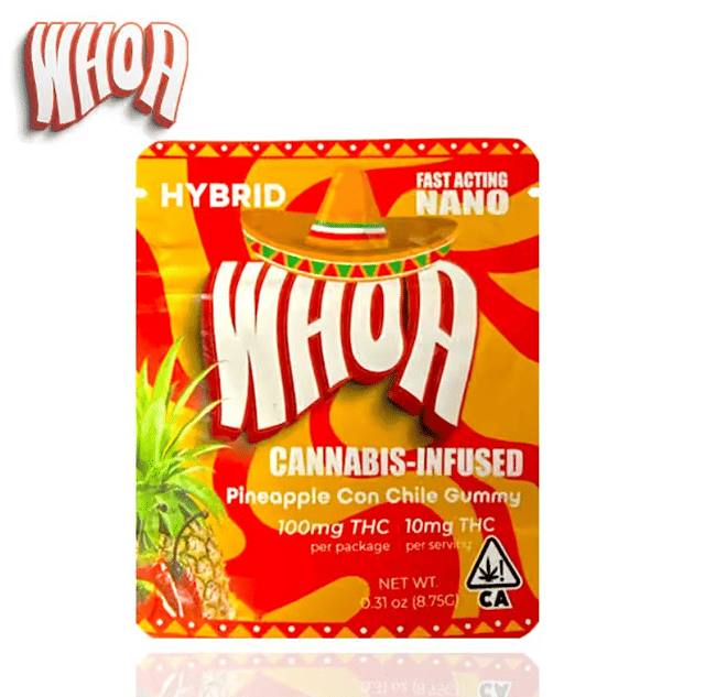 WHOA - Pineapple Con Chile Gummies - 100mg
