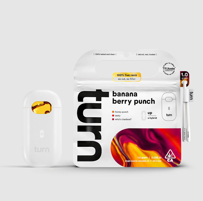 turn: Banana Berry Punch