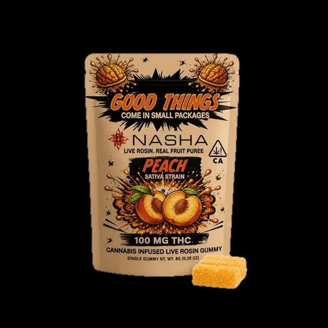 Peach - Live Rosin Gummy - 100mg