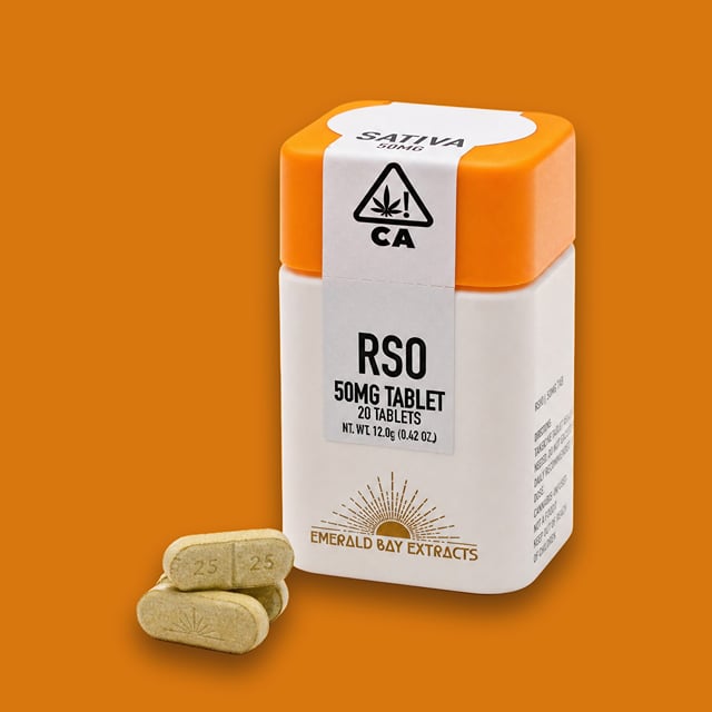 RSO Tablets - Strawberry Cough 50mg 20ct