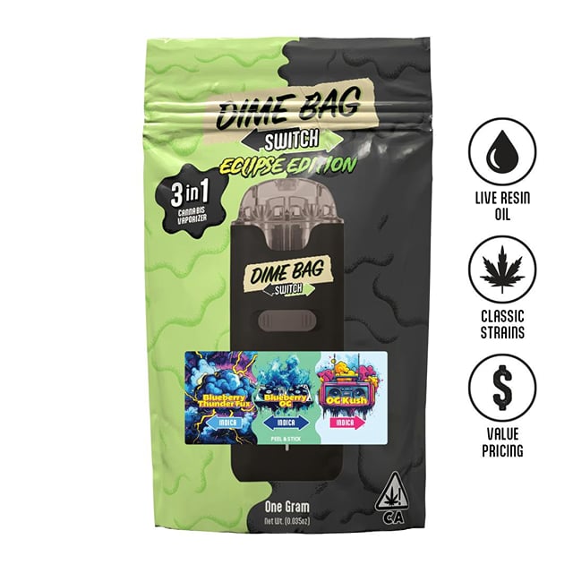 Blueberry Thunder Fux x OG Kush | 1g Switch AIO
