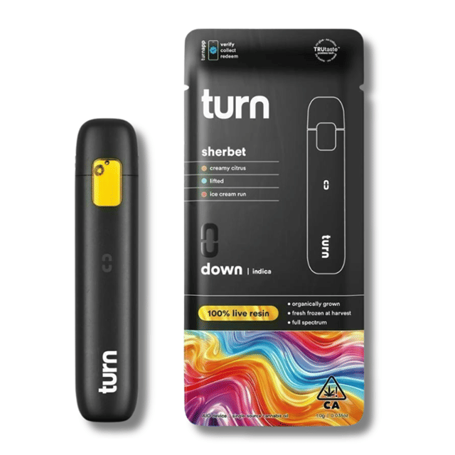 Sherbet 'Turn Down' Live Resin AIO 1g