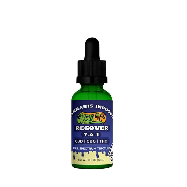 RECOVER Tincture | 7:4:1 CBD:CBG:THC | MCT Oil + Full-Spectrum RSO