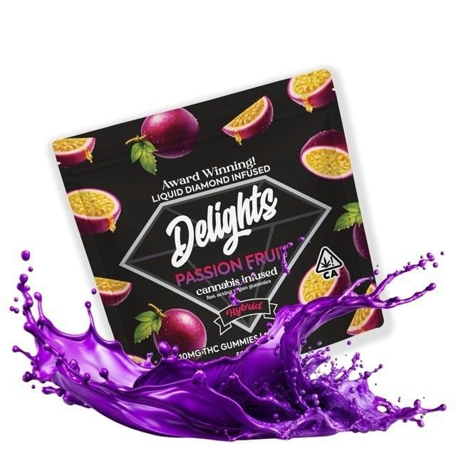 Passion Fruit | Liquid Diamond Infused Gummies 100mg