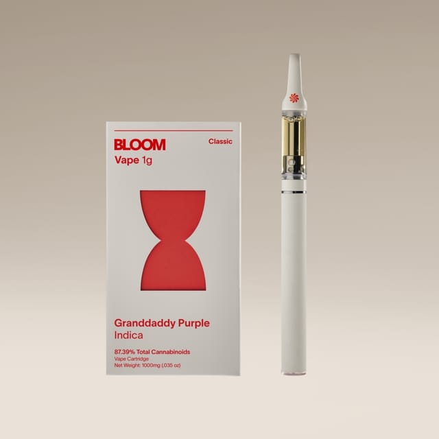 Granddaddy Purple 1g Vape Cartridge