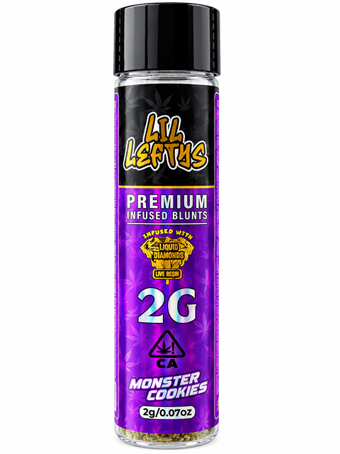 LIL LEFTYS |2G |MONSTER COOKIES | INFUSED BLUNT