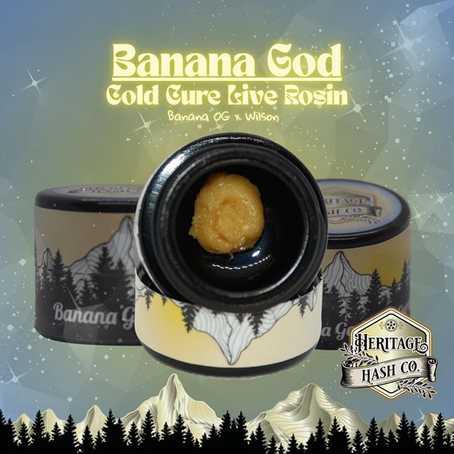 Heritage Hash Co.: New! Banana God Cold Cure
