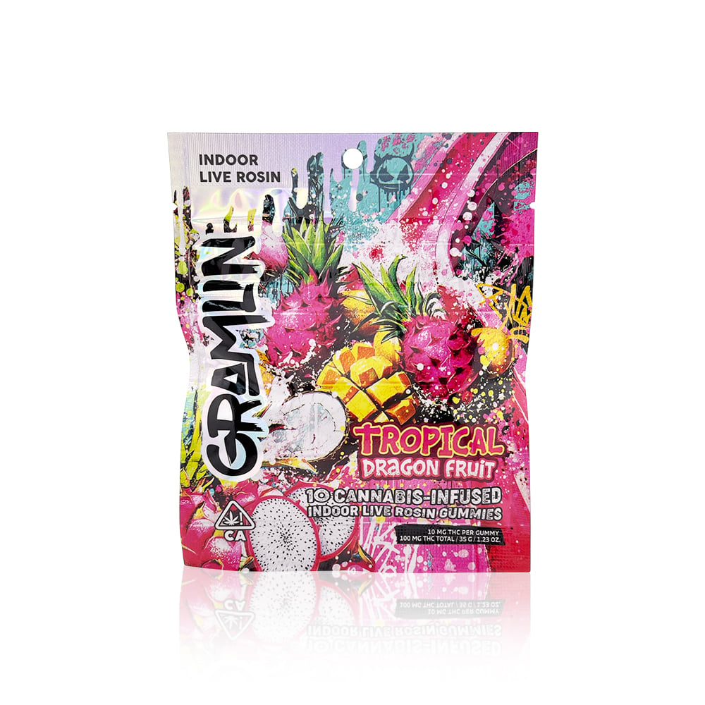 Gramlin: Gramlin Indoor 100MG Live Rosin Gummies