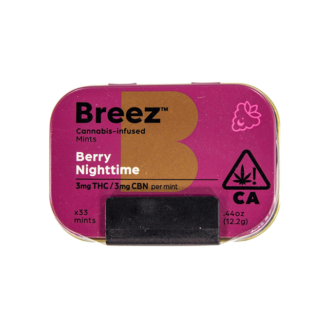 Breez: Berry Nighttime Mints