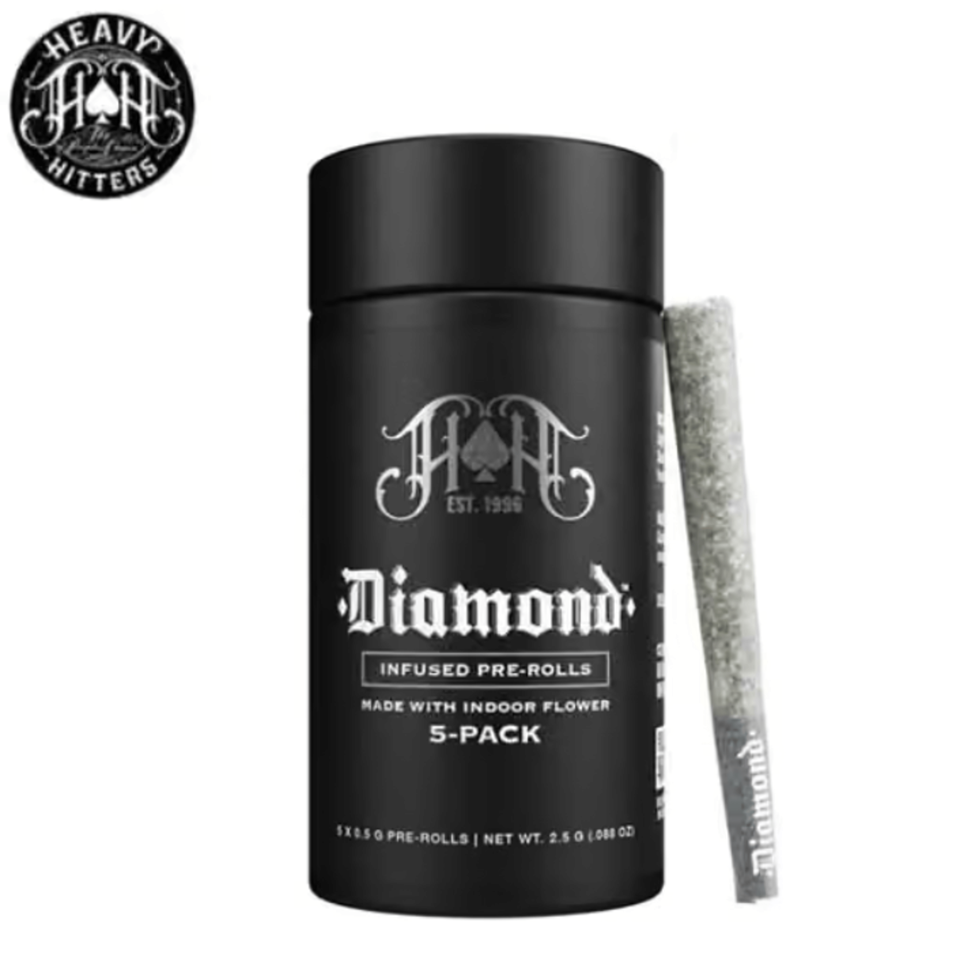 Heavy Hitters x Cam - Pink Certz - Diamond Infused Pre-Rolls (5 Pack) - 2.5g - Heavy Hitters - PC - Infused PR PK - 2.5g - $39.99 - Pre-Roll Packs