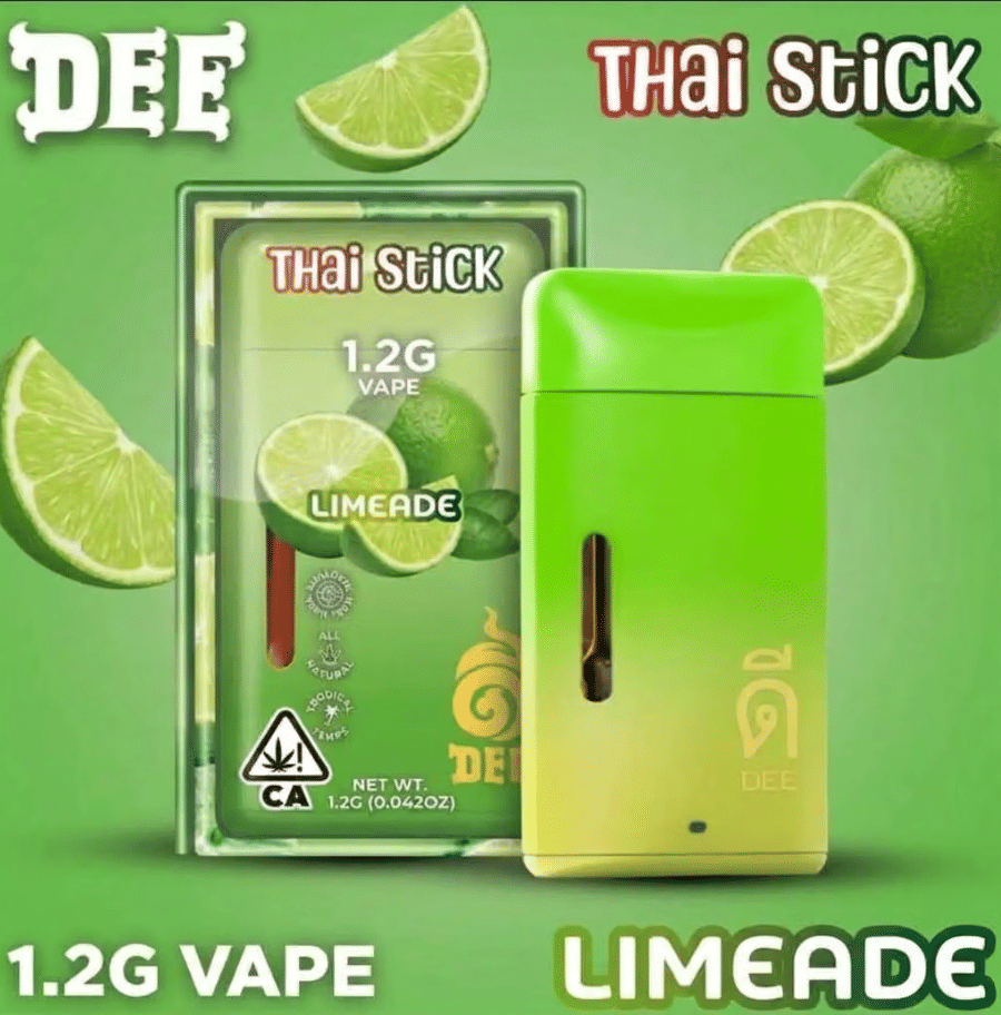 Dee Thai Stick - Limeade - Disposable - 1.2g - Dee Thai - 1.2g - $19.99 - Disposable Vapes