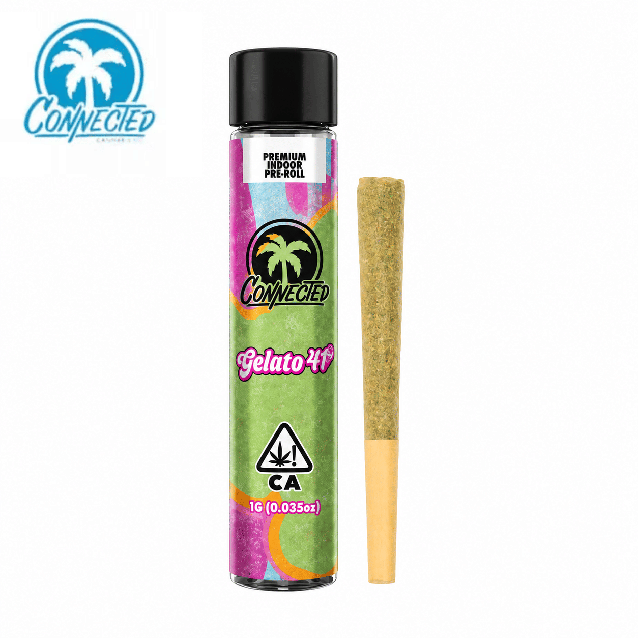 Connected - Gelato 41 - Pre-Roll - 1g - Connected - Full Gram - $11.99 - Pre-Rolls