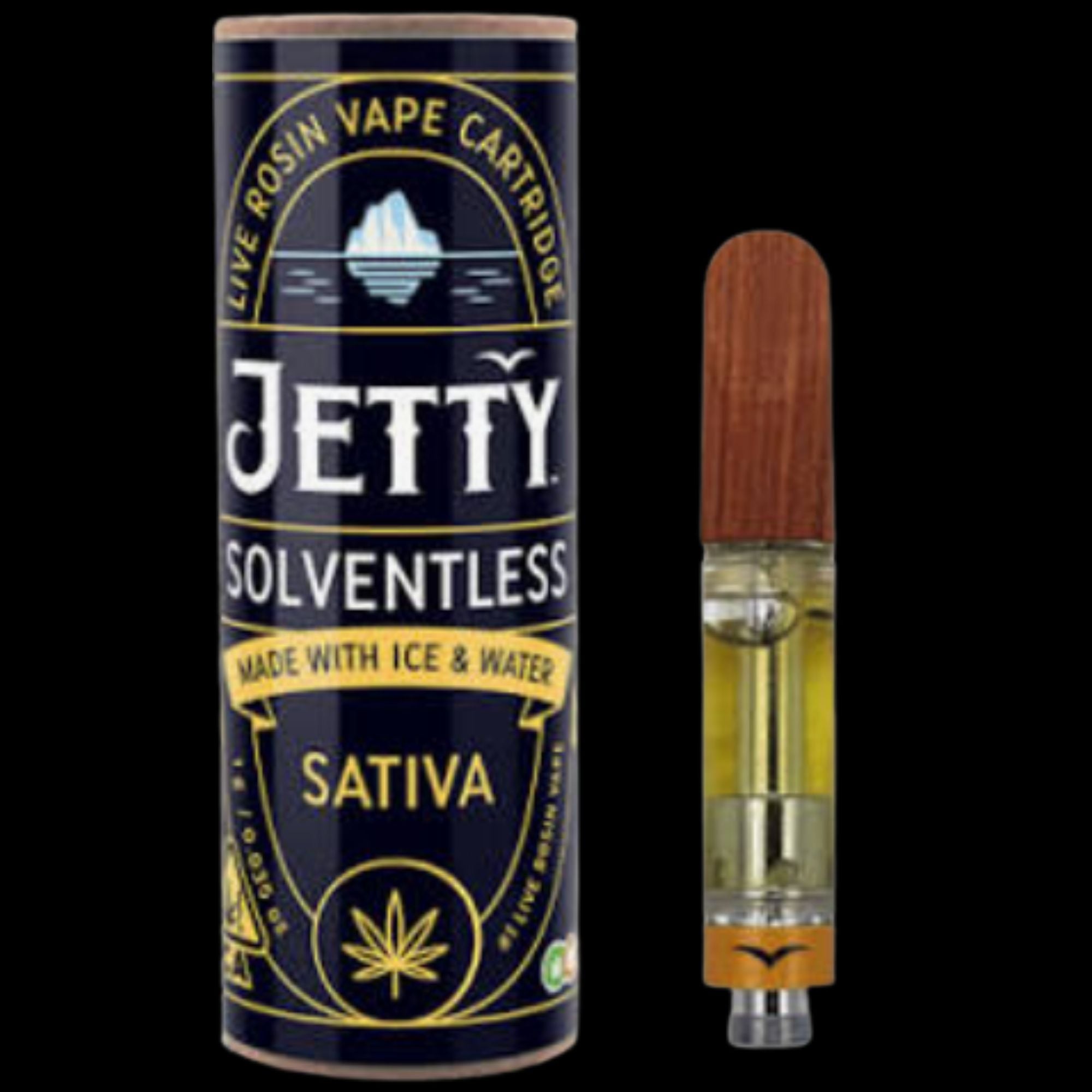 Jetty Extracts: Imperial Hash 1g Solventless Rosin Vape Cart
