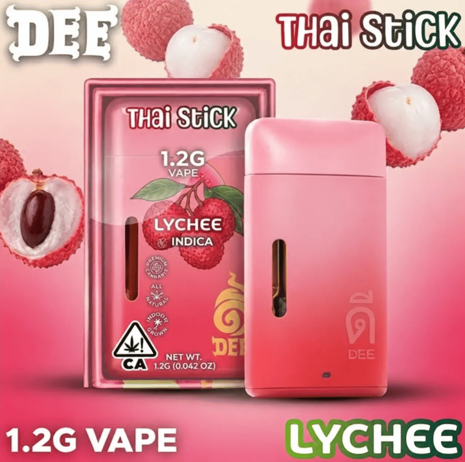 Dee Thai Stick - Lychee  - Disposable - 1.2g - Dee Thai - 1.2g - $19.99 - Disposable Vapes