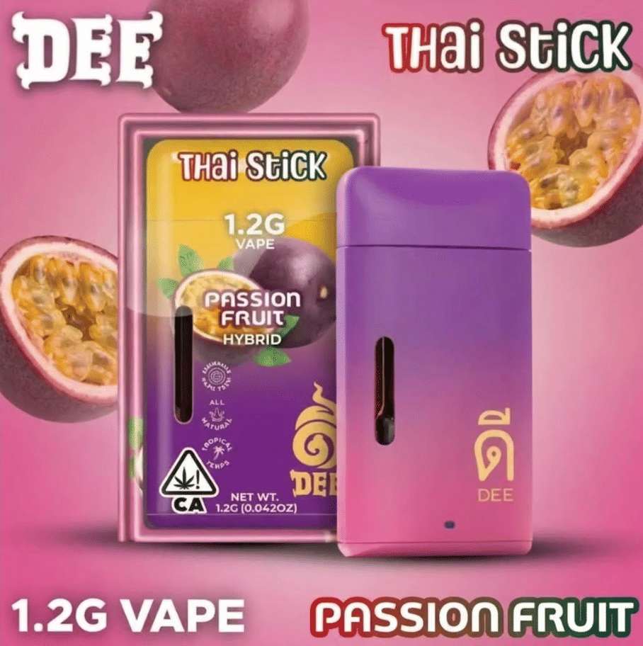 Dee Thai Stick - Passion Fruit - Disposable - 1.2g - Dee Thai - 1.2g - $19.99 - Disposable Vapes