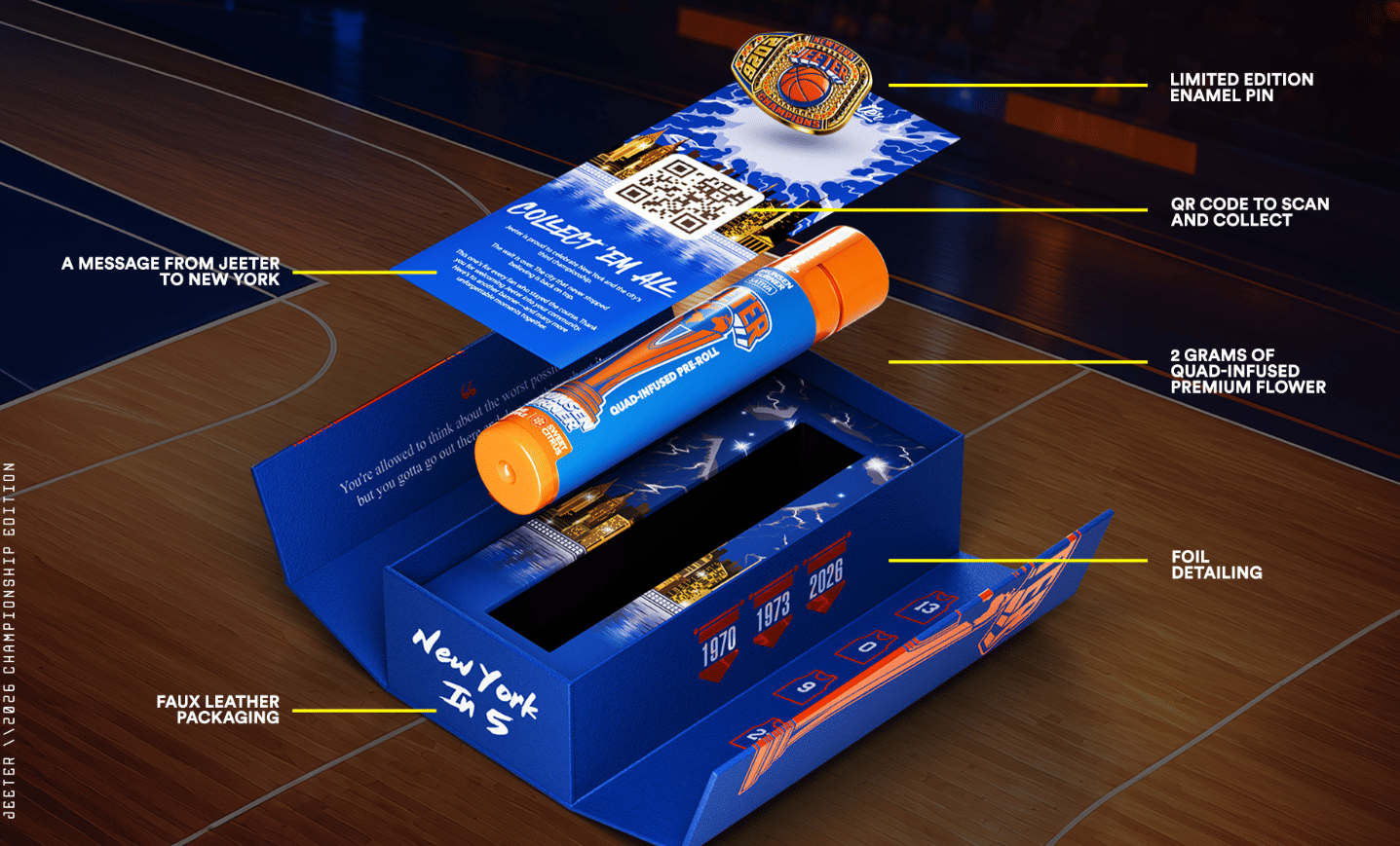 Jeeter: Xl New York Championship Series: Brunsen Burner Limited Edition Collectible