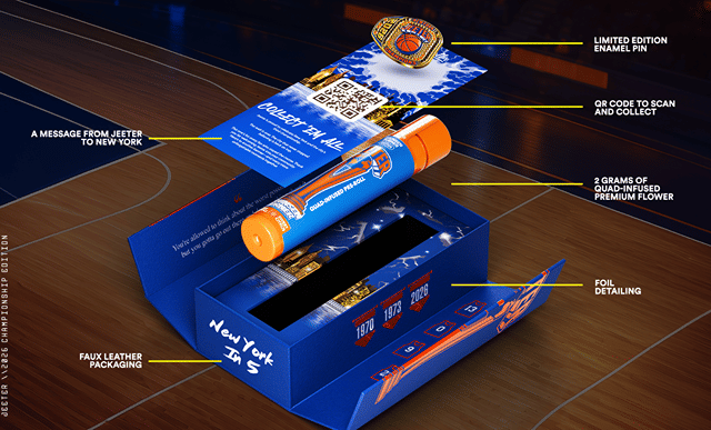 Jeeter: Xl New York Championship Series: Brunsen Burner Limited Edition Collectible
