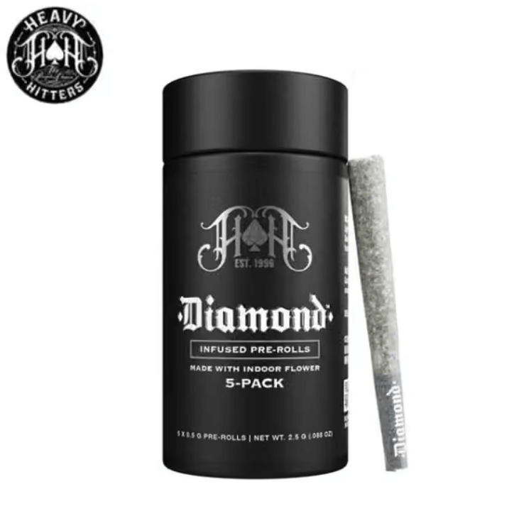 Heavy Hitters x Cam - Devil Driver - Diamond Infused Pre-Rolls (5 Pack) - 2.5g - Heavy Hitters - DD - Infused PR PK - 2.5g - $39.99 - Pre-Roll Packs